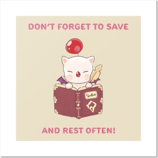 Self Care Save Moogle Posters and Art